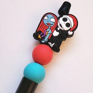 Handmade The Nightmare Before Christmas Jack Skellington Sally Bead Pen